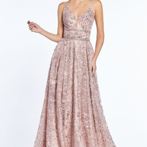A-Line Sleeveless Bridesmaid Long Dress